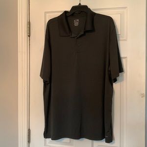 Men’s black/grey dry fit Champion golf shirt - size XXL